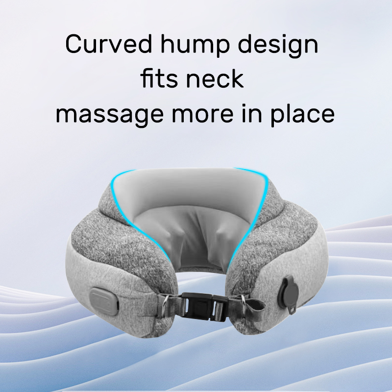 Foldable U-Shaped Pillow Deep Neck Massage Gravity Shiatsu Neck Massage Pillow Folding Cervical massager