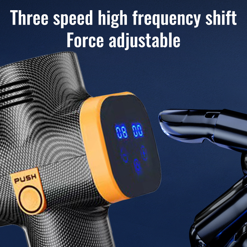 Design Massage Gun Wireless Brush Percussion Muscle Relaxation Mini Sport Massagers Gun For Pain Relief