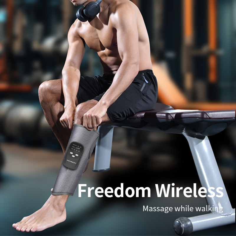 New Products Wireless Portable Air Compression Circulation Relaxation Leg Massager Electric Heating Leg And Calf Massage