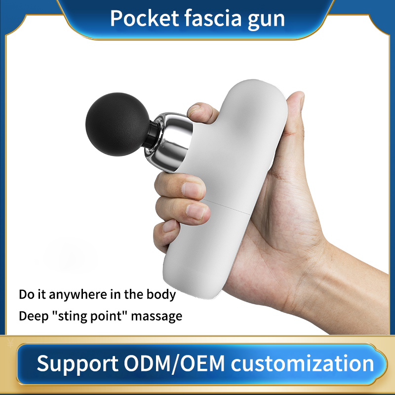 Free Sample Pocket Sized Light weight Portable Massage Gun Deep Tissue Massager Percussion Muscle Body Mini Massage Gun