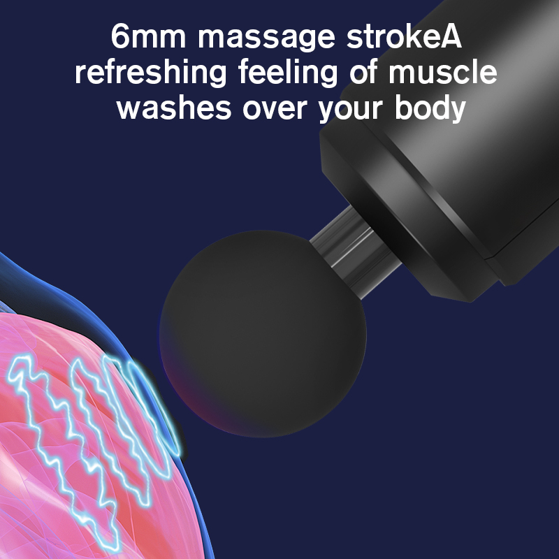 Best custom OEM ODM logo body portable booster mini cordless brushless deep tissue massage muscles mini body massage gun