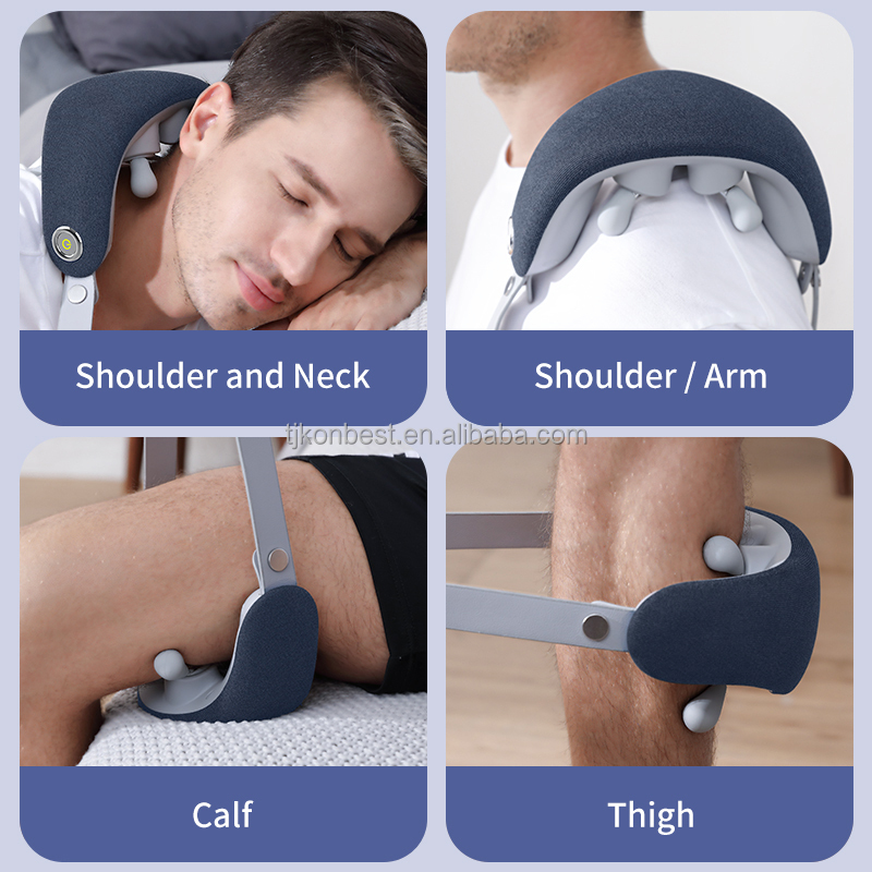 Wholesales New Type Electric Shiatsu U Shape Pillow Massager Travel Massage Neck Pillow with Memory Foam For Home Car Office Use