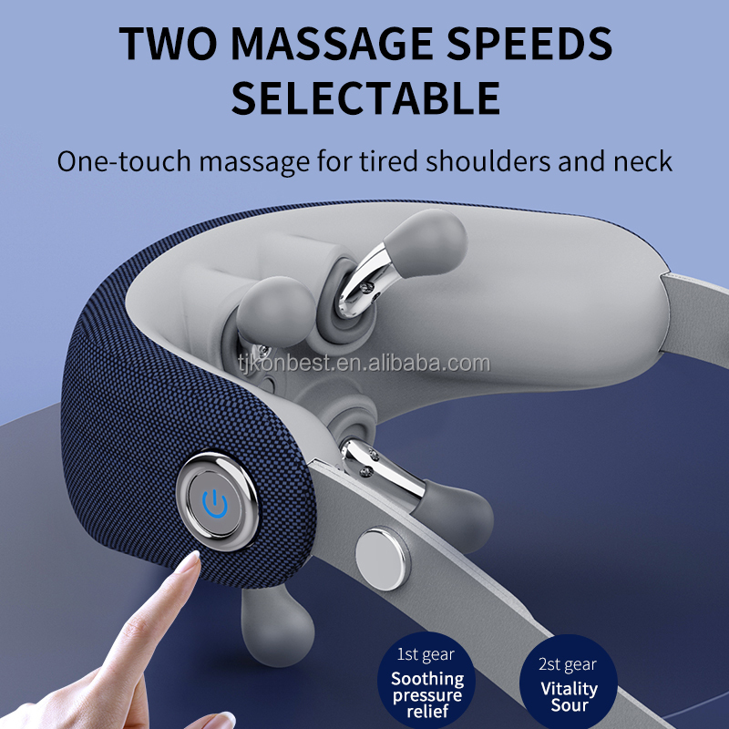 Wholesales New Type Electric Shiatsu U Shape Pillow Massager Travel Massage Neck Pillow with Memory Foam For Home Car Office Use