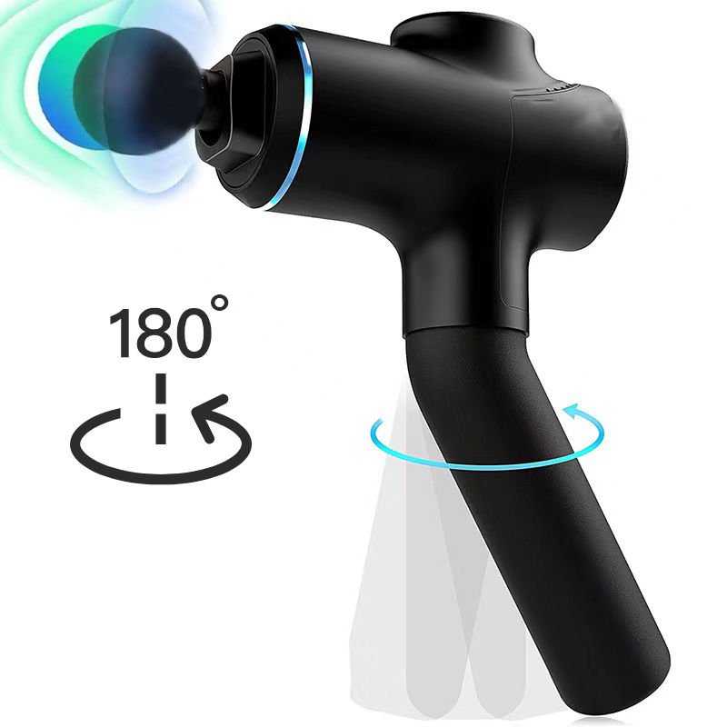 Custom Logo Gym Sports Massage Gun Brushless Led Timing Massage Gun Wireless best handheld cordless