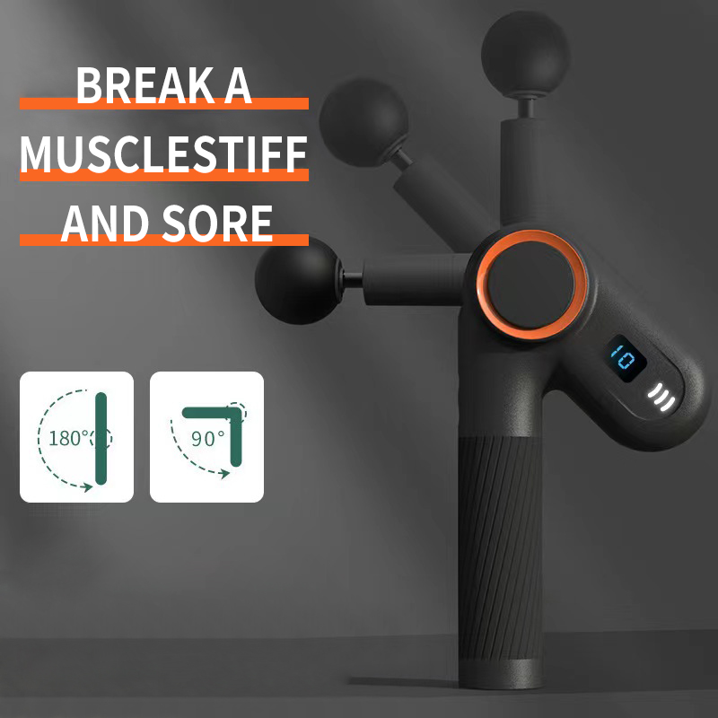 Customized Logo Wholesale Electric Impulse Muscle Massage Gun