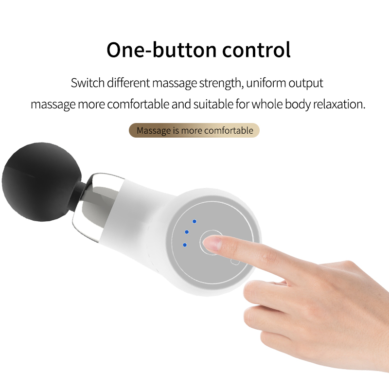 Free Sample Pocket Sized Light weight Portable Massage Gun Deep Tissue Massager Percussion Muscle Body Mini Massage Gun