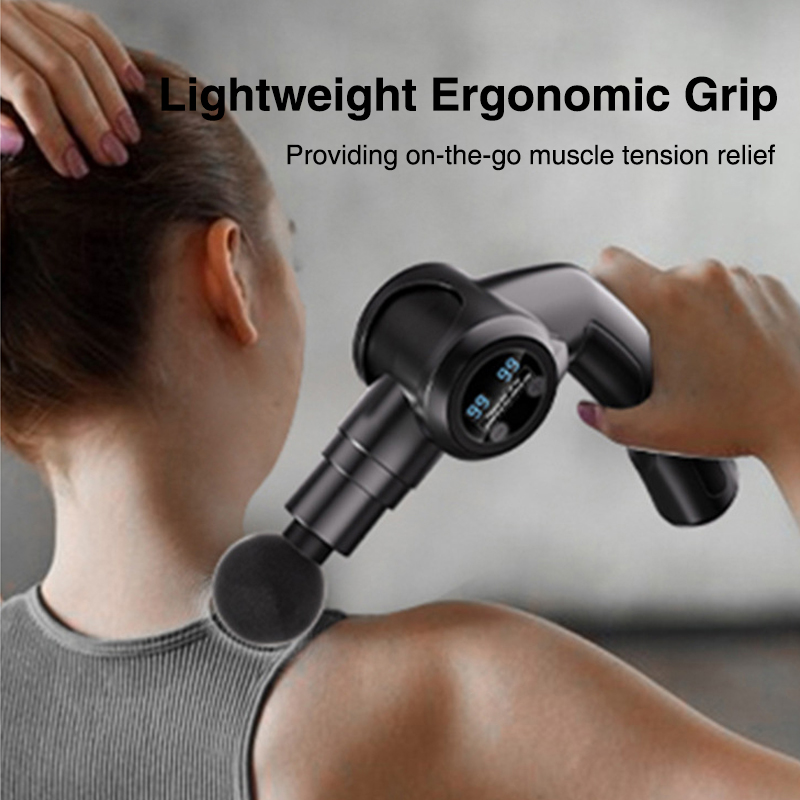 A 180-degree folding professional facial gun massage gun 